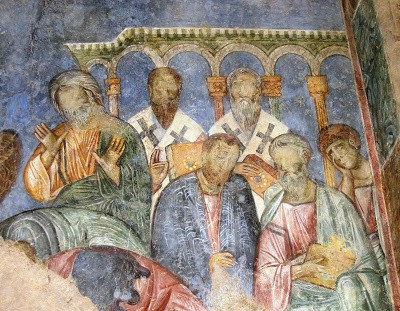 Gelencei templom falfreskórészlet